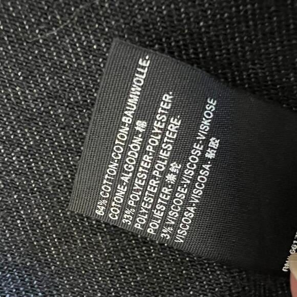 We The Free Black Denim Asymmetrical Button Front Mini Skirt With Distressed Hem - Picture 6 of 7